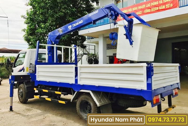 Xe Tải Hyundai Đô Thành HD99 Gắn Cẩu Tadano 3 Tấn 3 Đoạn